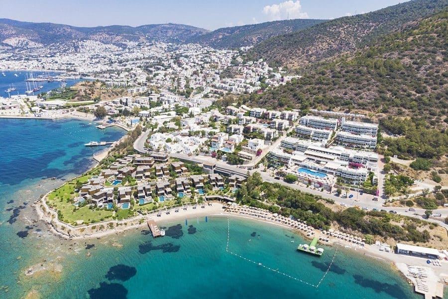 architecture in bodrum