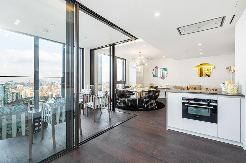 Nine Elms'de Modern Daireler