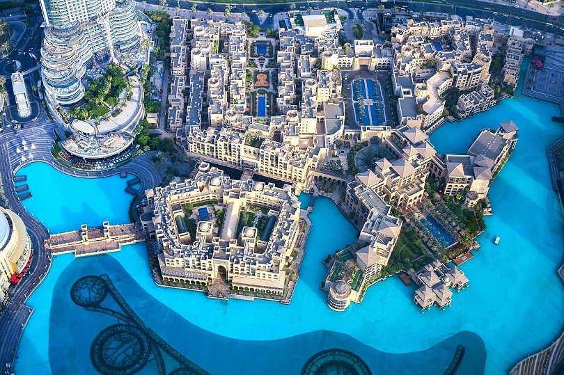 rike nabolag i Dubai