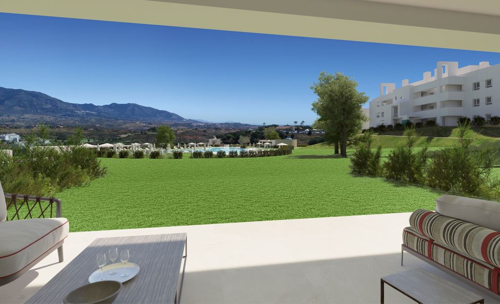 Apartamenty z widokiem na pole golfowe w La Cala