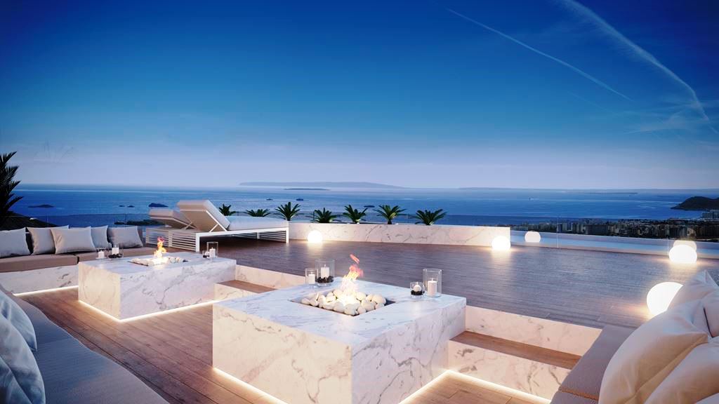 Villa med utsikt över Formentera