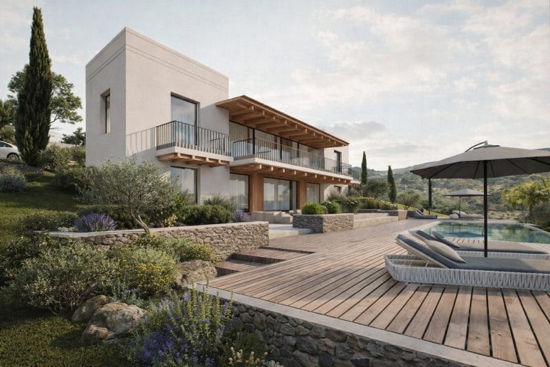 Panoramic Sea View Villa In Loule